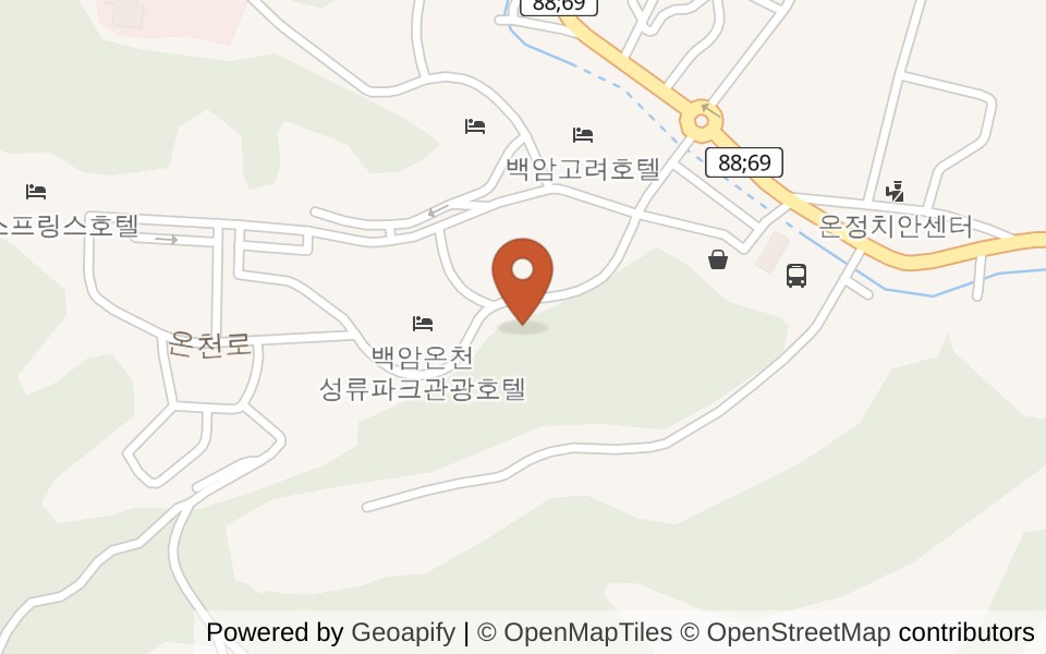 백암온천관광특구 사진