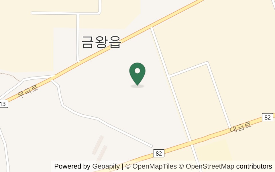 금왕파크골프장 사진