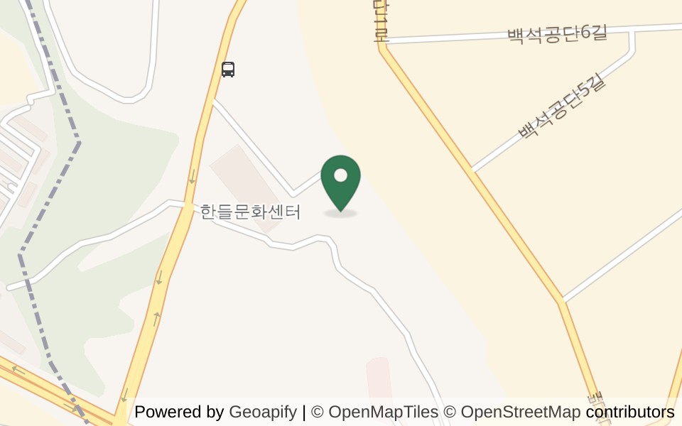 한들파크골프장 사진