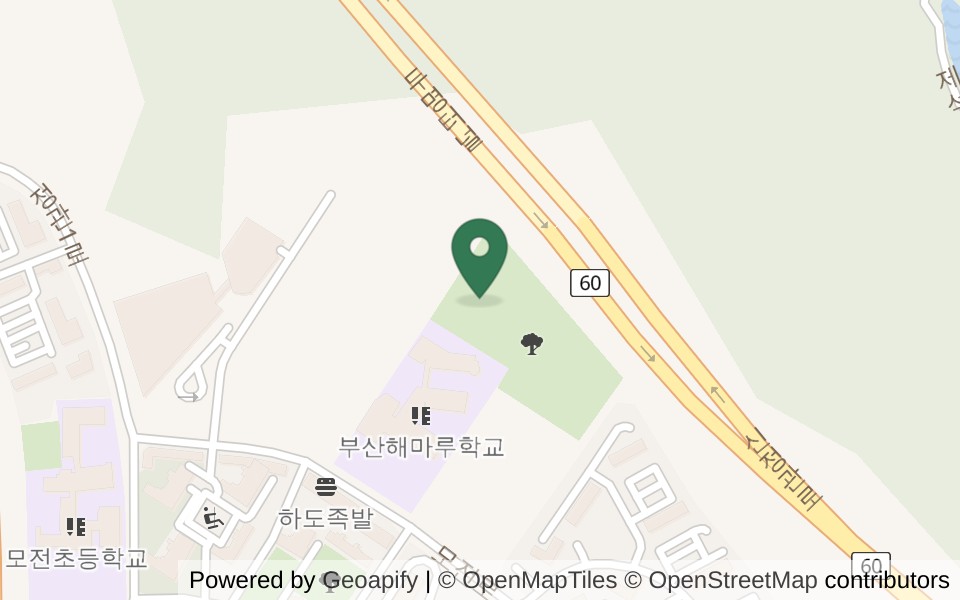 기장파크골프장 사진