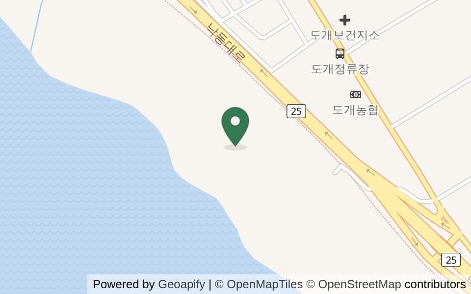 도개파크골프장 사진