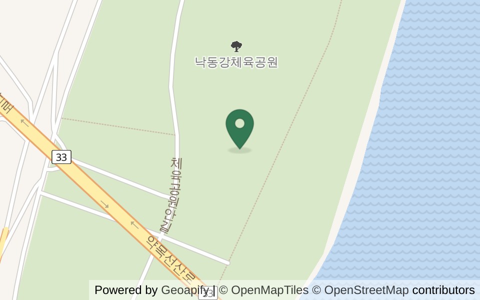 구미파크골프장 사진