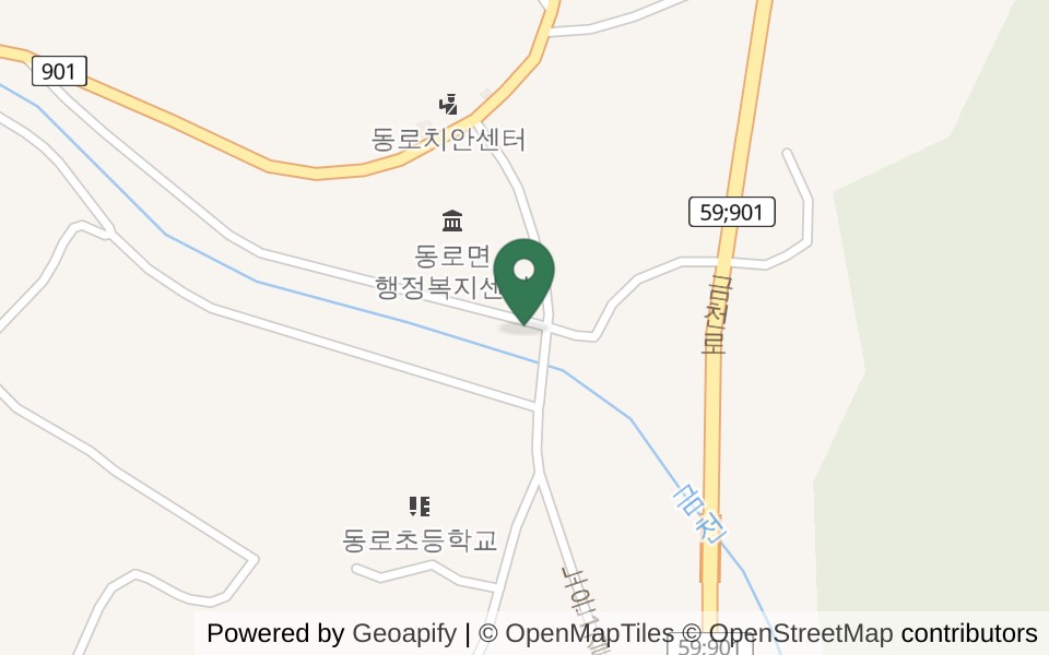 동로면 황장산 파크골프장 사진