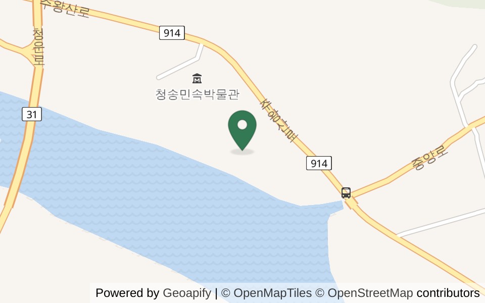 청송파크골프장 사진