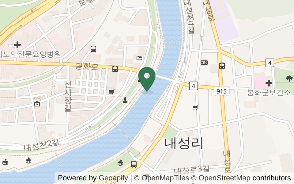내성천파크골프장 사진