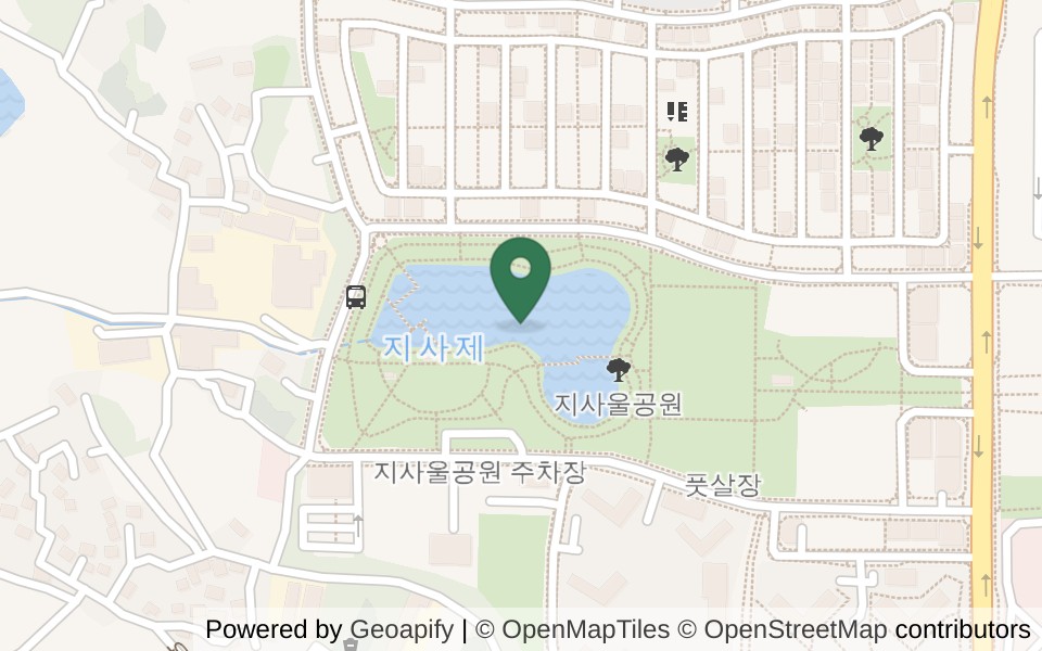이서 지사울공원 파크골프장 사진