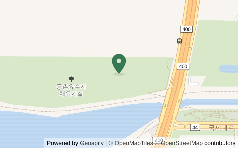 공촌유수지체육시설파크골프장 사진