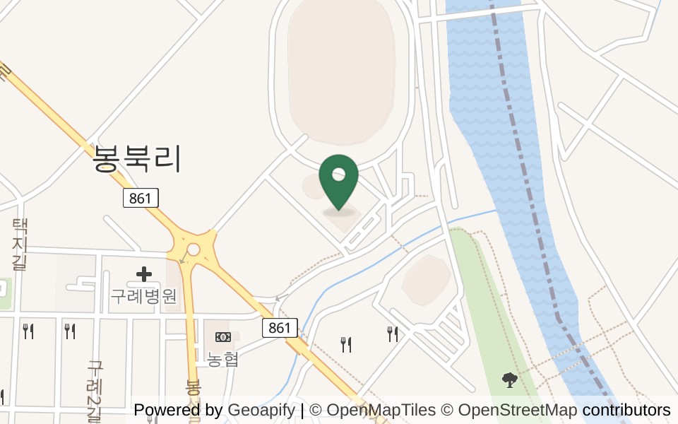 구례군파크골프장 사진