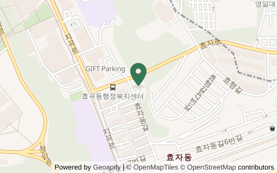곡강천파크골프장 사진