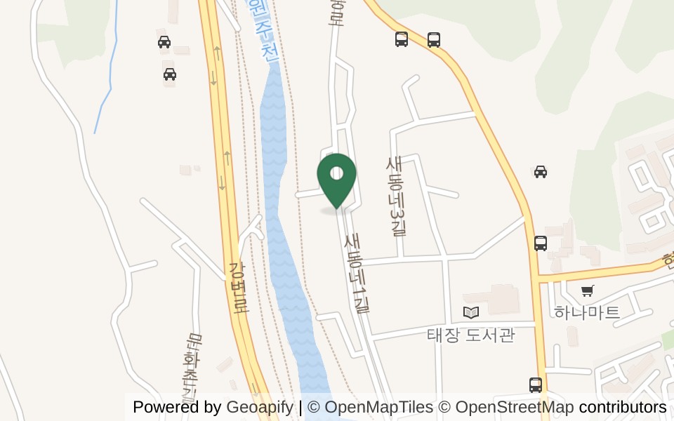 태장파크골프장 사진