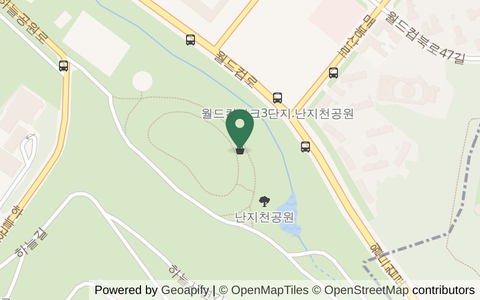 난지천공원 파크골프장연습장 사진