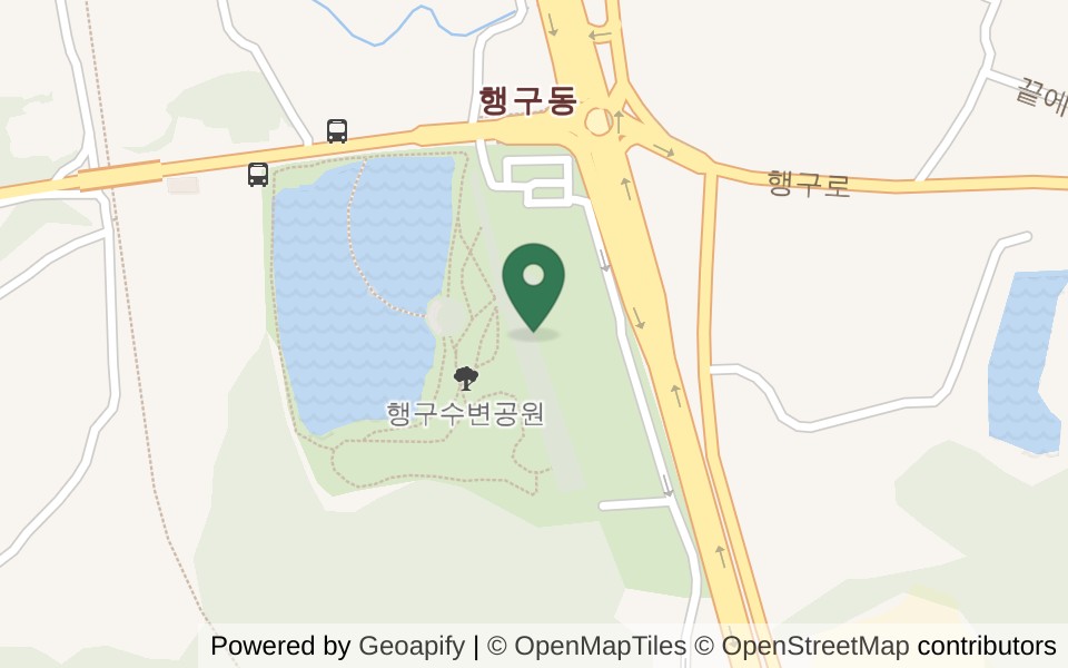 행구수변공원파크골프장 사진