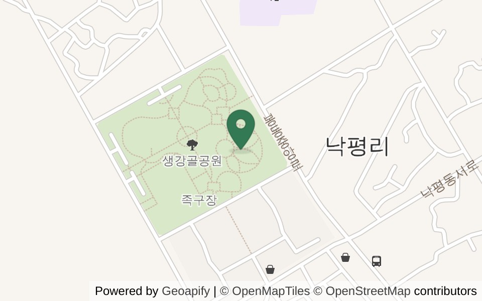 생강골파크골프장 사진