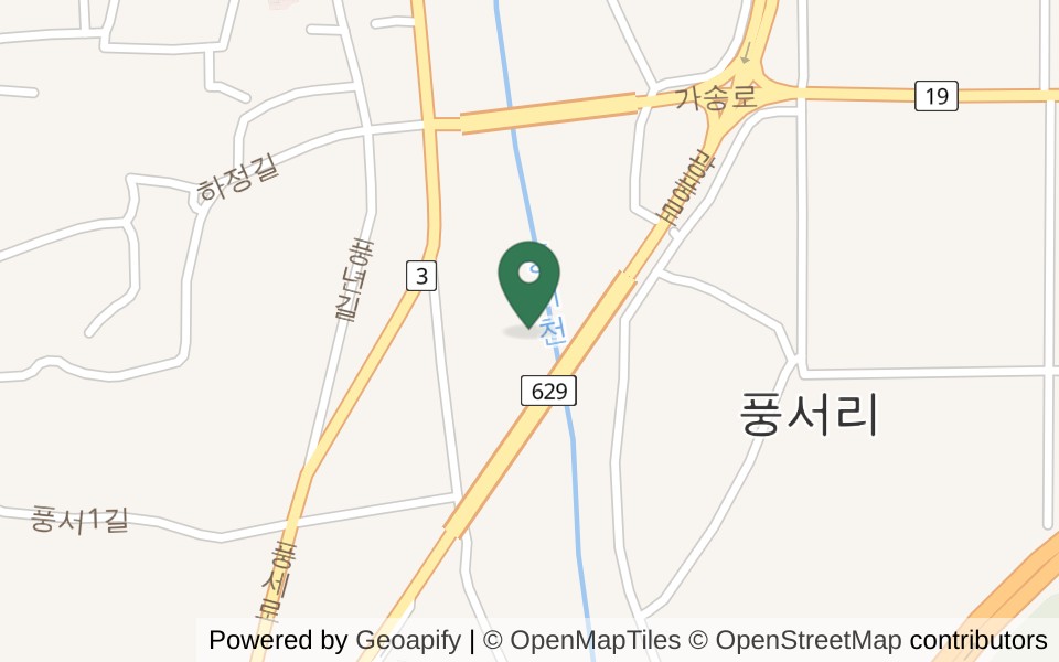 천안풍세천파크골프장 사진