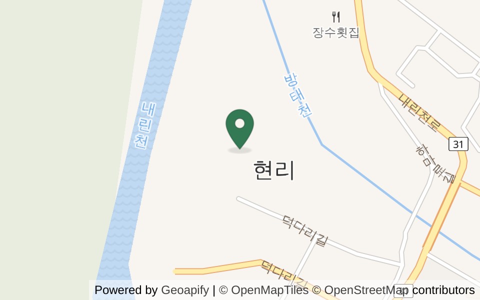 현리근린공원파크골프장 사진