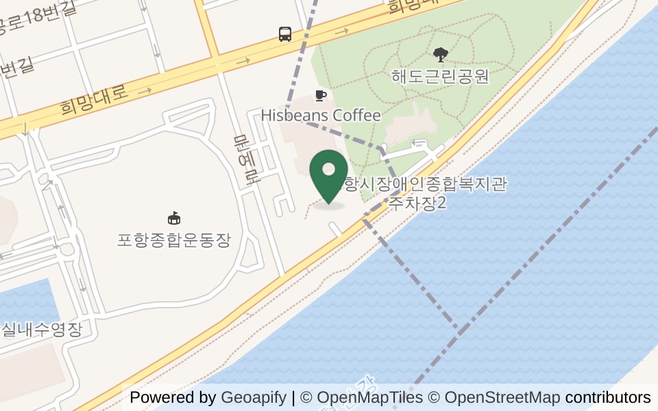 형산장애인전용파크골프장 사진
