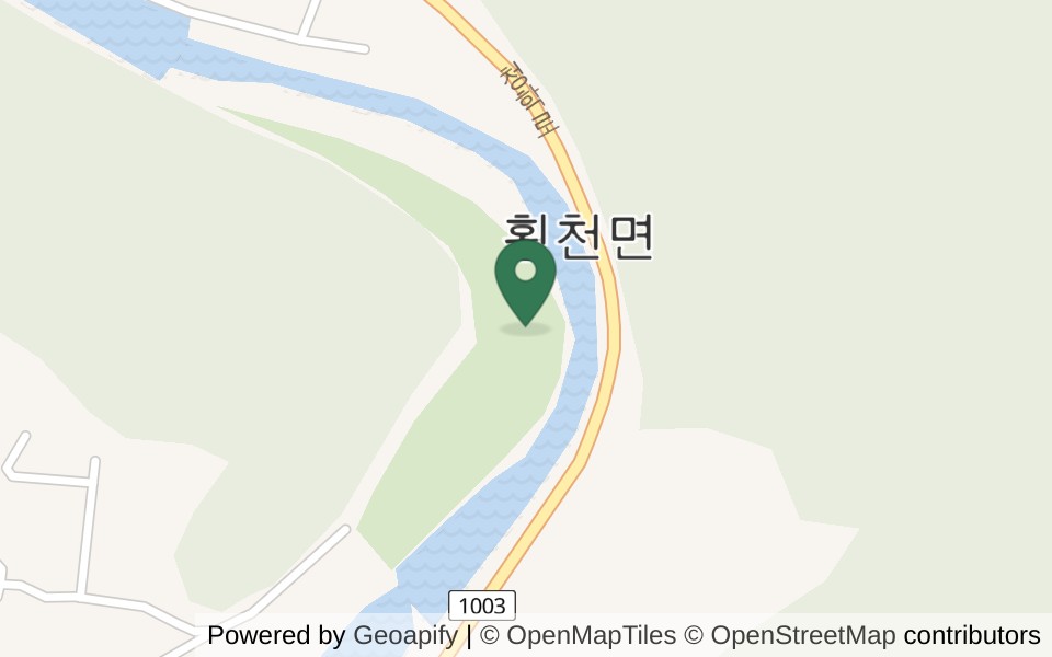 횡천파크골프장 사진