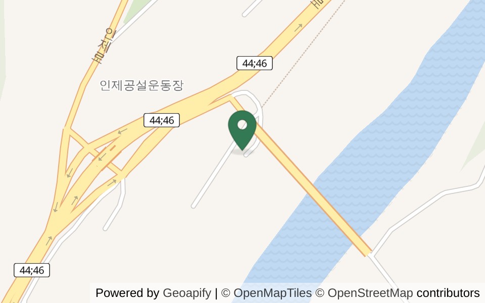 인제(살구미) 파크골프장 보조경기장 사진