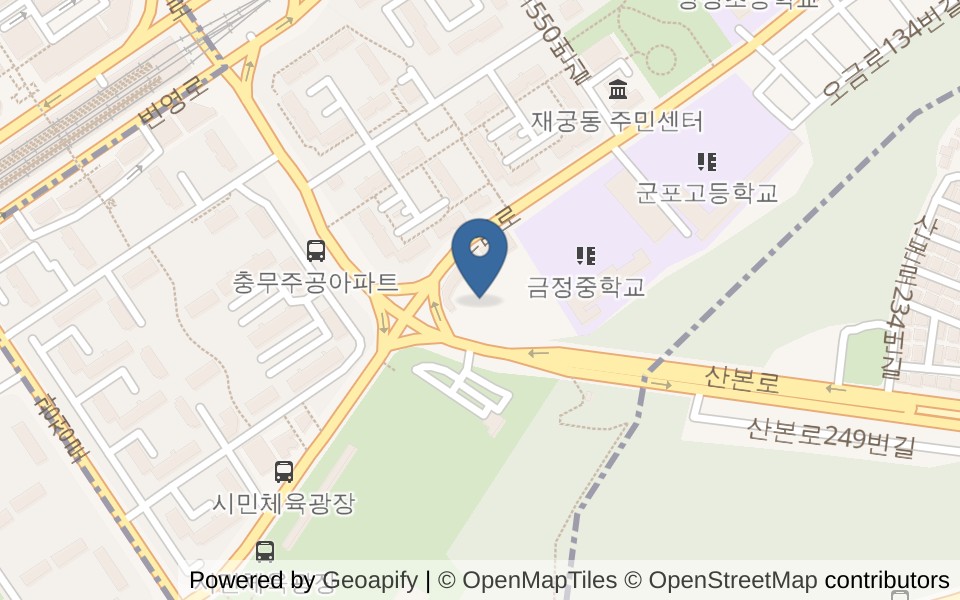 스포츠그린힐 수영장 사진
