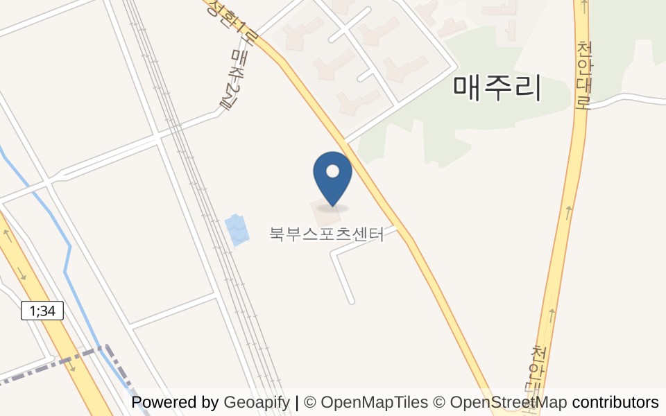 천안북부스포츠센터수영장 사진