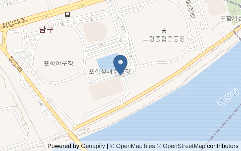 포항실내수영장 사진