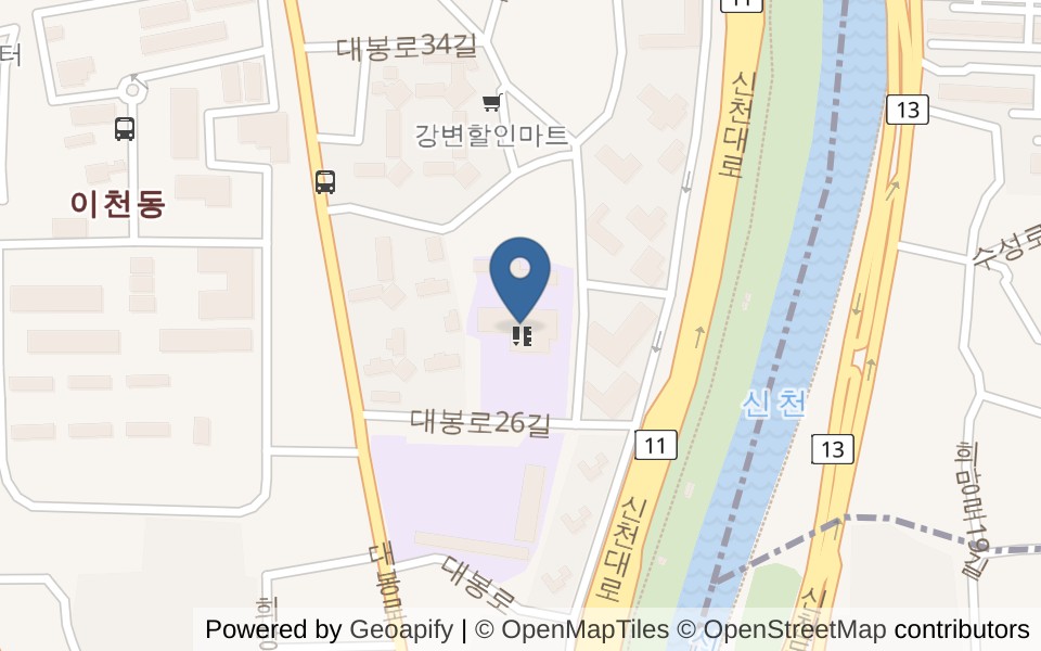 광양커뮤니티(주) 대봉생활체육센터 수영장 사진