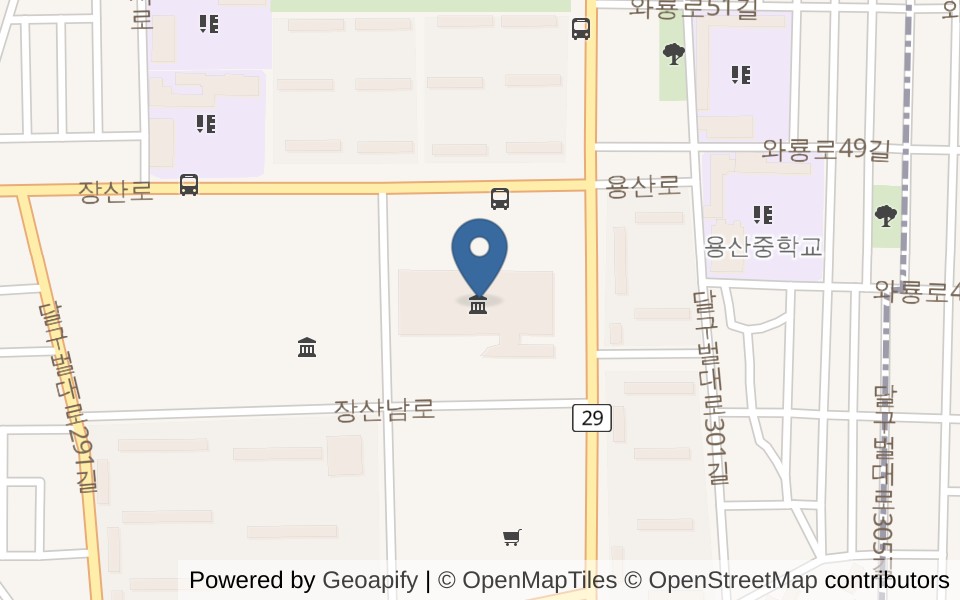 대구학생문화센터 수영장 사진